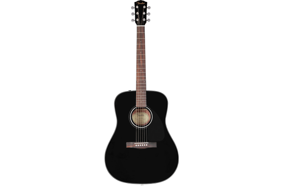 Fender CD-60 Dreadnought V3 DS Black image 2