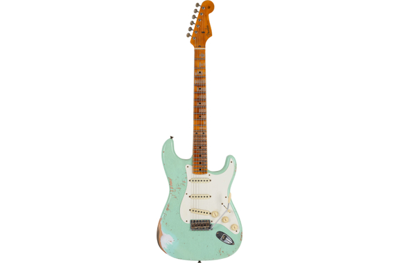 Fender Custom Shop 2024 Collection Time Machine '57 Stratocaster Heavy Relic Aged Surf Green image 2