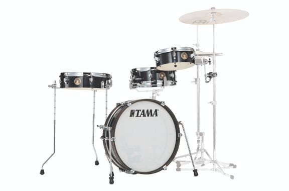Tama LJK48P-HBK Club-Jam Pancake Hairline Black Set inkl. Hardware image 2