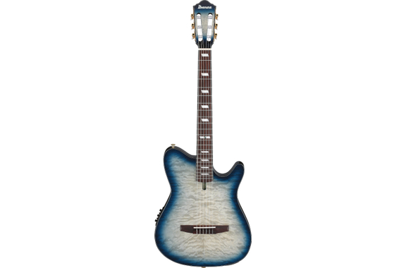 Ibanez FRH20QMN-CTL Cosmic Blue Starburst Low Gloss image 2