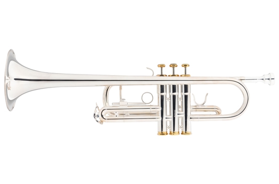 Lechgold CTR-18S C Trumpet Silver-Plated Deluxe Set image 2