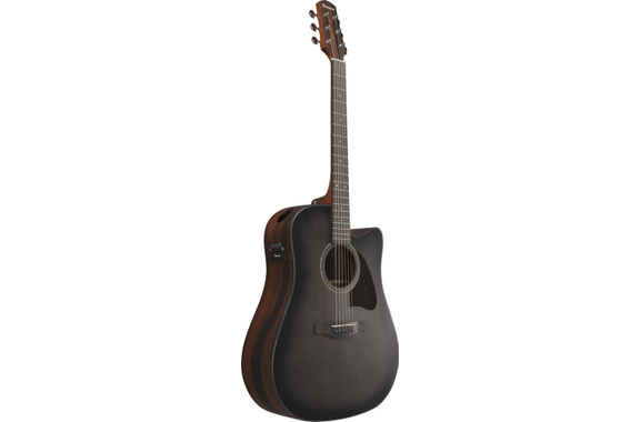 Ibanez AAD70CE-TBN Westerngitaar Charcoal Burst Top image 2