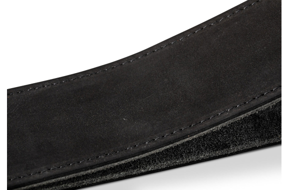Taylor Gemstone 2.5" Sanded Leather Guitar Strap Black image 2
