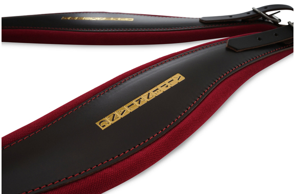 Alpenklang Comfort S-Shape Accordion Straps Brown/Red image 2