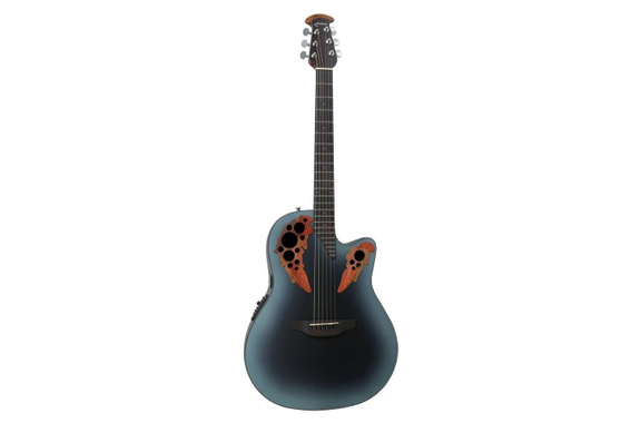 Ovation Celebrity Elite CE44 Mid Cutaway Reverse Blue Burst image 2