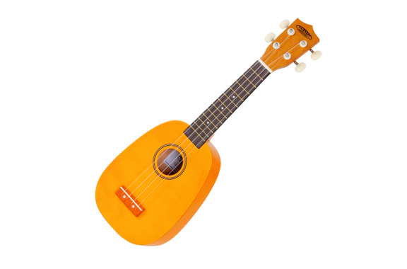 Classic Cantabile US-100P NAT Sopraan-Ukulele Pineapple Set incl. Ukuleleschool image 2