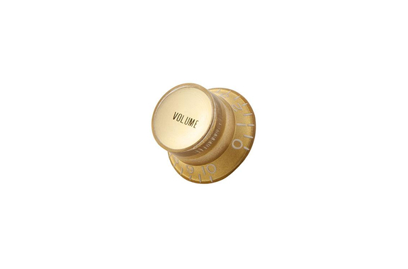 Gibson Top Hat Knobs Gold w/ Gold Insert 4 pc. image 2
