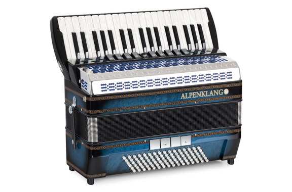 Alpenklang Pro acordeón IV 96 M Shadow Blue image 2