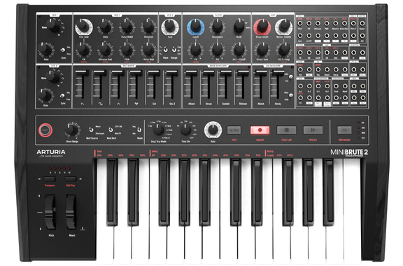 Arturia MiniBrute 2 Black Edition Synthesizer Beginner SET image 2