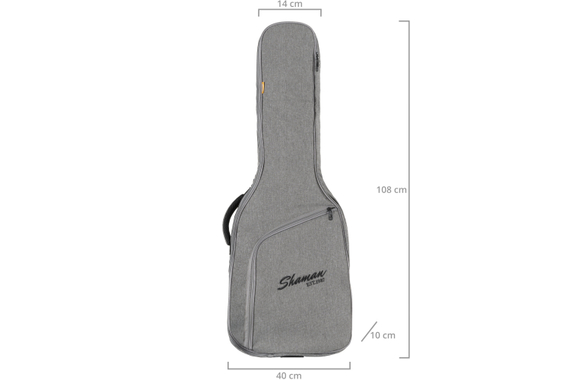 Shaman WGB-115 GY Premium-Line Custodia Per Chitarra Western Grigia image 2