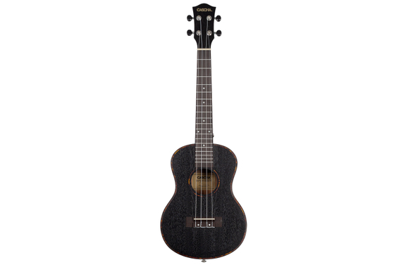 Cascha HH 2305L Premium Mahagoni Tenor Ukulele Set Schwarz Linkshänder image 2