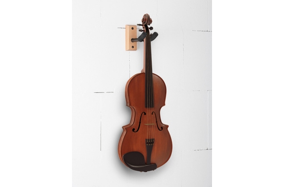 Classic Cantabile Supporto A Muro Per Violino In Legno Set Da 3 image 2