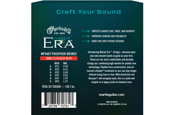 Martin MP540T Era Premium 12-54 Saiten Light image 2