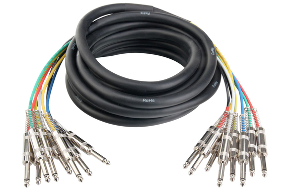 Pronomic Stage MJJ8-6 Multicore 8 vie con jack 6m image 2