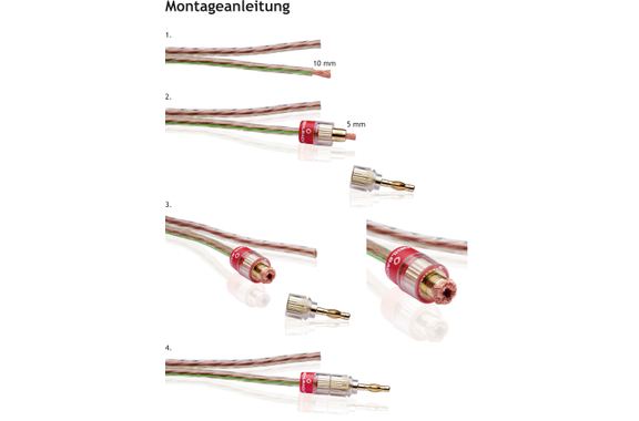 Conectores Banana-Flex Oehlbach para Altavoces hasta 6,0 mm² image 2