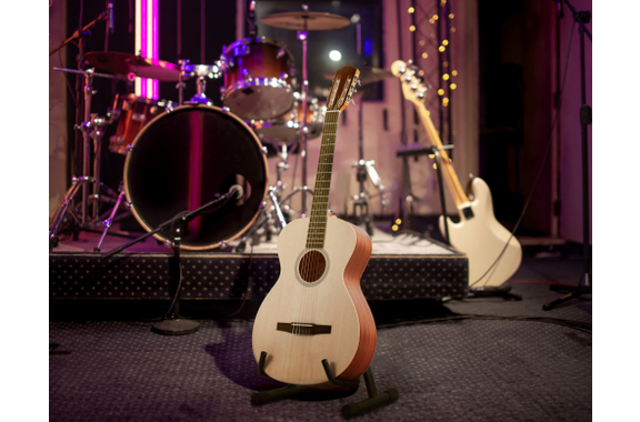 Classic Cantabile GS-2009A Guitar Stand for Acoustic Guitars and Basses 5x Set image 2