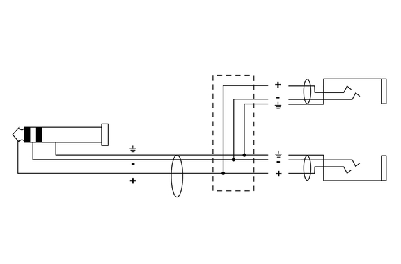 Cordial CFY 0,3 WYY Cavo Jack/Y-Adapter 0,3 m image 2