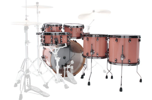 Tama MBS52HZBNSDRO Starclassic Performer Shell Kit Dusty Rose Set + Snare image 2