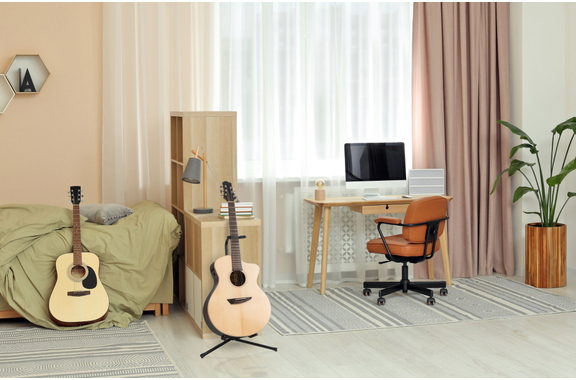 Rocktile GSN-01 Gitarrenständer mit Halsstütze image 2