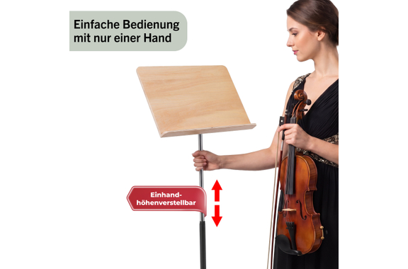 Classic Cantabile OSE-118W Pupitre D'Orchestre En Bois image 2