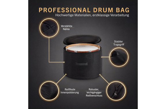 XDrum Drumtas Voor Bass Drum 22" x 16" image 2