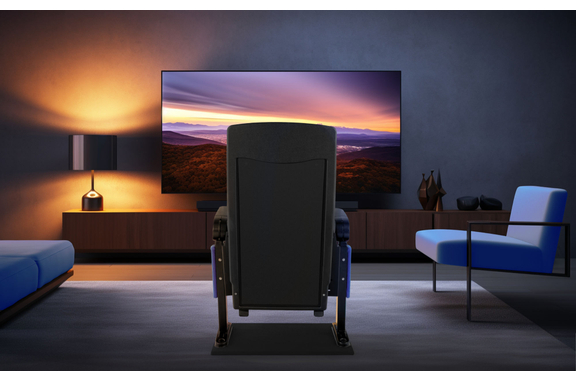 Stagecaptain CS-600BL Movieking Fauteuil de Cinéma Bleu image 2