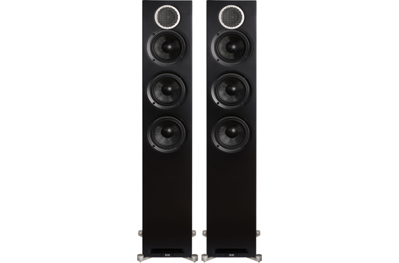 ELAC Debut Reference DFR52 Floorstanding Speakers Pair Black/Walnut image 2