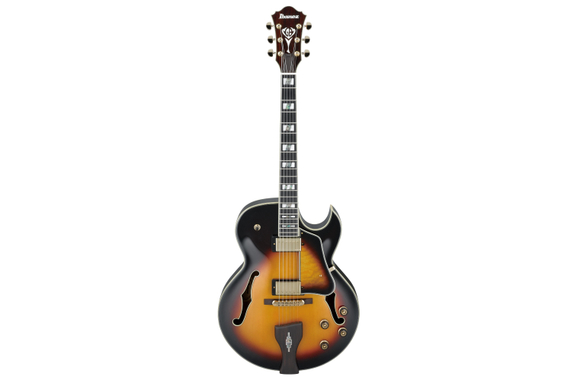 Ibanez LGB30-VYS George Benson Guitare Hollowbody Jaune Vintage Sunburst image 2