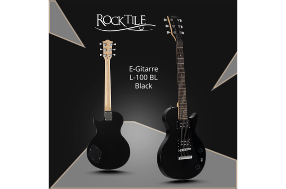 Rocktile L-100 BL Guitare Électrique Black Set avec Accessoires image 2
