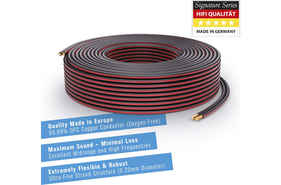 Cavo Altoparlante PureLink OFC 2x2,50mm² 30m nero image 2