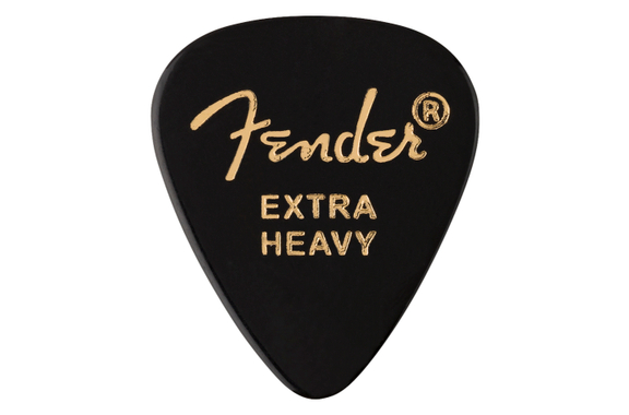 Fender 351 Premium Plektren Extra Heavy 12er Pack Black image 2