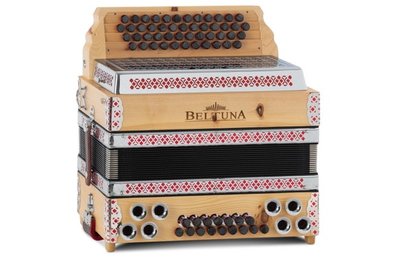 Beltuna Alpstar IV D Harmonika Zypresse massiv B Es As Des MB image 2