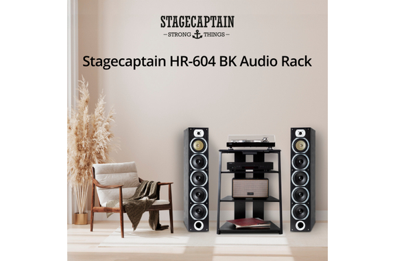 Stagecaptain HR-604 BK Audio Rack image 2