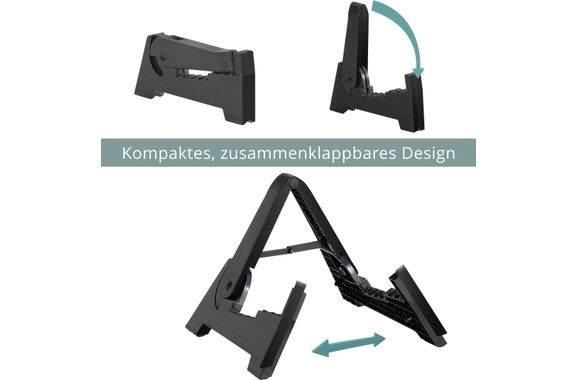 Soporte Plegable Para Guitarra Rocktile GSF-2015S De Plástico image 2