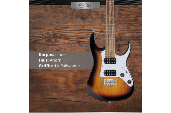 Rocktile Youngster YS-1SB 3/4 Chitarra Elettrica Sunburst image 2