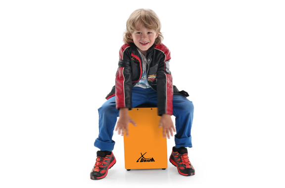 XDrum KC-37OG Cajón Infantil Naranja image 2