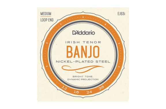 D'Addario EJ63i Irish Tenor Banjo 3x Set image 2