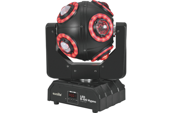 Eurolite LED B-100 Hypno Single Ball Moving Head Koffer Set image 2