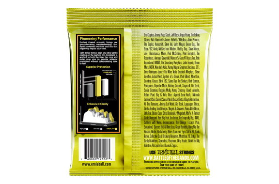 Ernie Ball 2556 Everlast Medium Light Coated 80/20 Bronze image 2