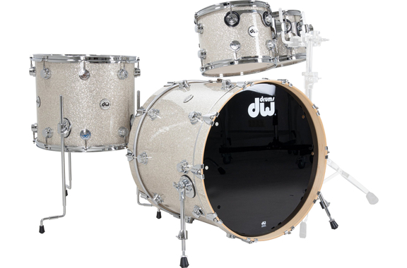 DW Collector's Series SSC Drumkit in Broken Glass Finish mit Chrom Hardware  - Retoure (Zustand: sehr gut) image 2