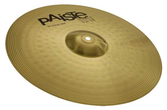 Paiste 101 Brass 16" Crash + Supporto Piatto Dritto SET image 2