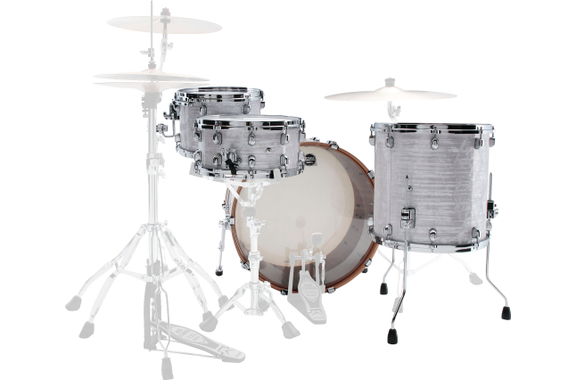 Tama WBR34CZS-WP Starclassic Walnut/Birch Duracover Wrap White Pearl + Snare Drum image 2