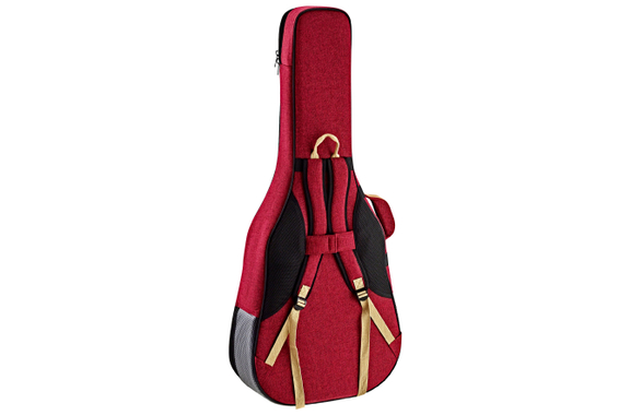 Ortega Softcase for Dreadnought Guitar Bordeaux Wine image 2