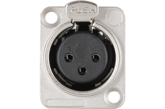 Pronomic XFD XLR Einbaubuchse Female 4x Set image 2