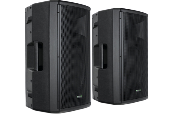 Pronomic E-215 MA 15" Cassa Attiva 500 Watt Set Con Statvi image 2