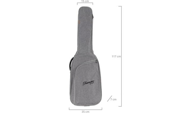 Shaman BGB-122 GY Premium-Line Borsa per E-Basso Grigia image 2