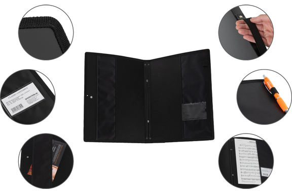 Classic Cantabile B01BK Notenmappe Light schwarz image 2