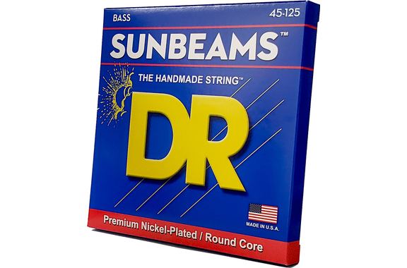 DR Strings Sunbeam Bass Nikkel-Gepatineerd Staal NMR5-45 Medium 45-125 image 2