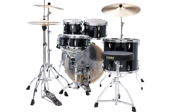 Tama IP52H6W-HBK Imperialstar Drumkit Hairline Black  - Retoure (Zustand: sehr gut) image 2