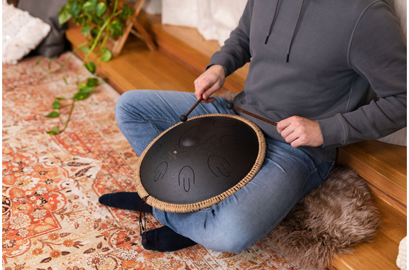 Meinl Sonic Energy Octave Steel Tongue Drum Schwarz D Kurd image 2